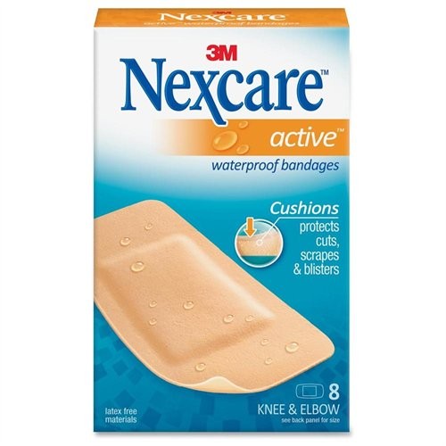 Бандаж для коленалоктя Nexcare ромбовидной формы - 113 X 4 - 8упаковка - Бежевый 4290₽