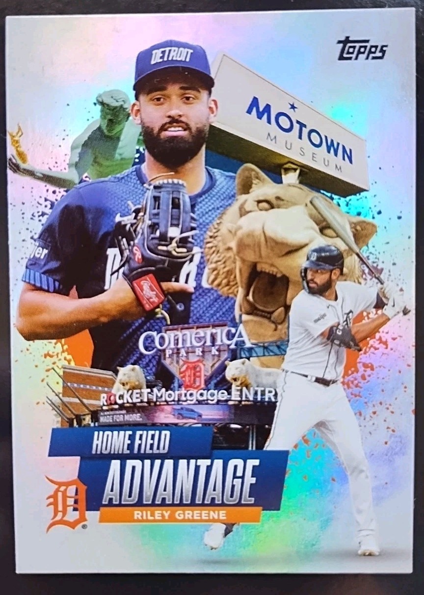 2025 Topps Series 1 - Home Field Advantage Riley Greene #HA-19