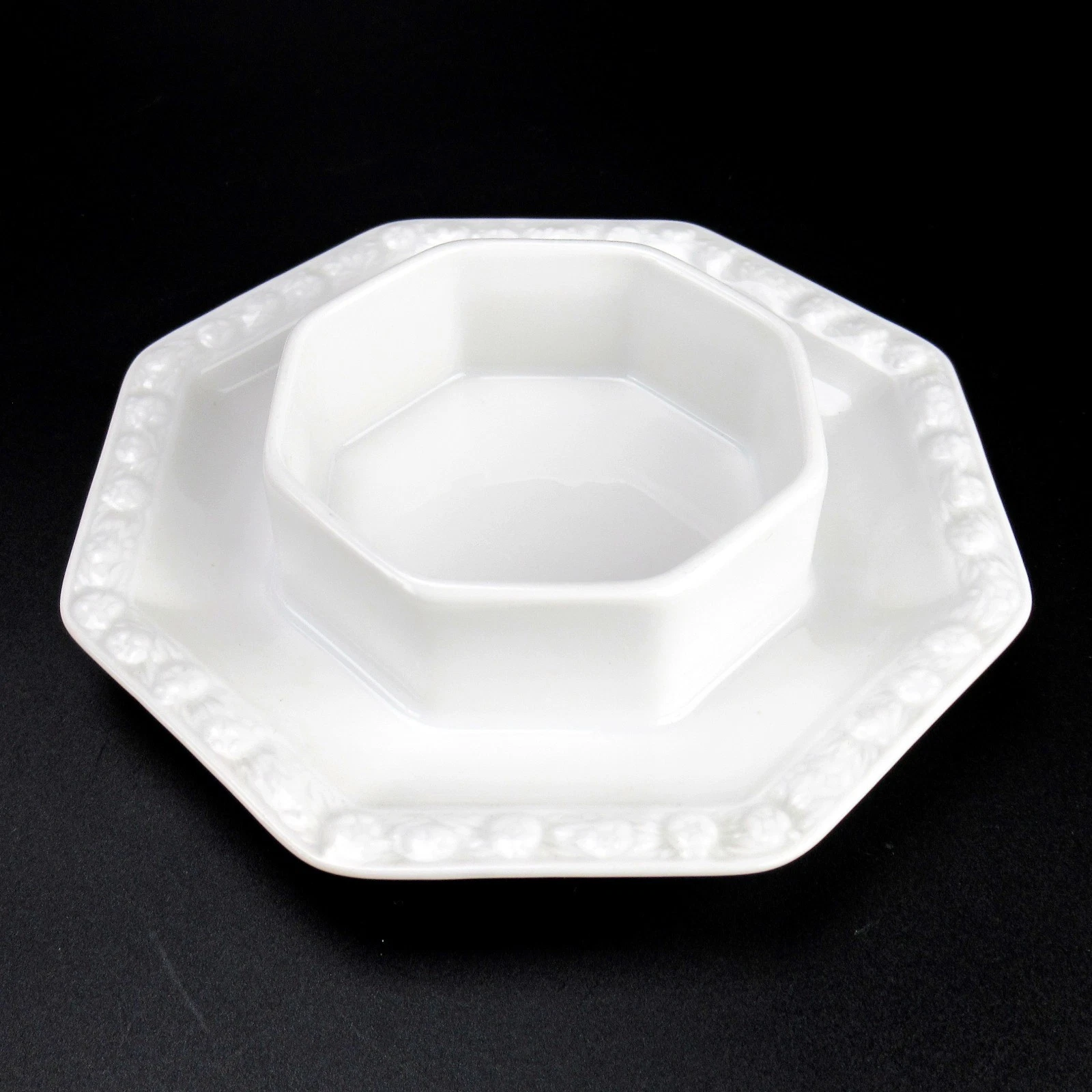Rosenthal porcelain replacement base for butter dish series Maria white 1. Choice