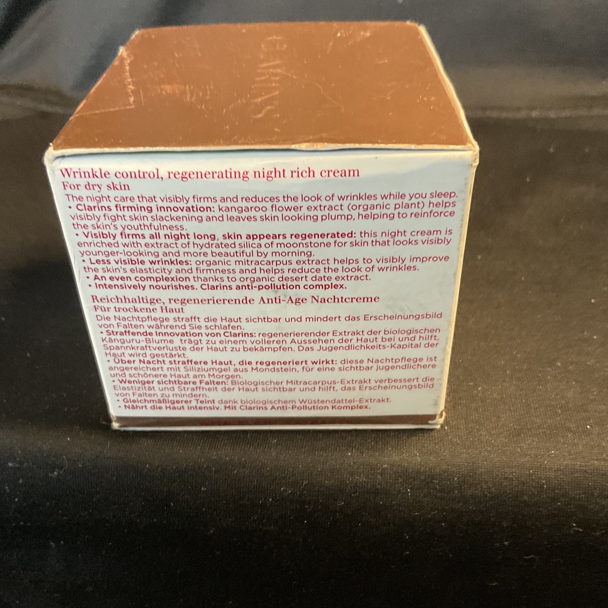 Clarins Extra-Firming Nuit Night Cream 50mL Wrinkle Control