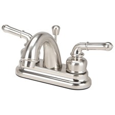 Boston Harbor JY-4233BN Lavatory Faucet, 1.5 gpm, 2-Handle, Brass, Nickel Plated