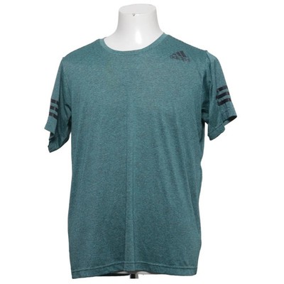 Adidas, T-shirt, Größe: L, Freelift Climacool, Grün, Polyester, Streifen #0y9