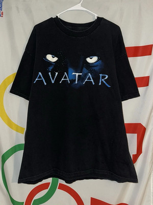 Avatar Gift For Fan Black Cotton T Shirt Full Size S-5XL