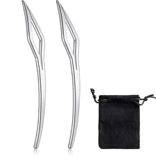 2 Pieces Sisterlocks Locking Tool Interlocking Tool for Locs Hair Tightening Ext