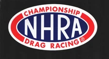 NHRA-National Hot Rod Association Sticker 1990's-Unused-NHRA race car sticker-Tr