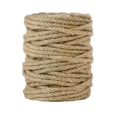 Tenn Well 5mm Jute Rope, 100 Feet 4Ply Twisted Heavy Duty and Thick Twine Rop...