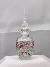 Okra Glass Unusual Perfume Bottle 