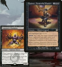 Mazo mágico Chainer, Dementia Master Reanimate Commander Magic The Gathering Swamp listo para jugar