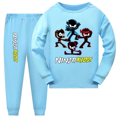 Sleepwear Kids NINJA KIDZ Pajamas Pajamas Sets Boys Girls Pyjamas Nightwear - Picture 18 of 59