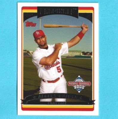 Albert Pujols 2006 Topps National Card Day #6 St. Louis Cardinals