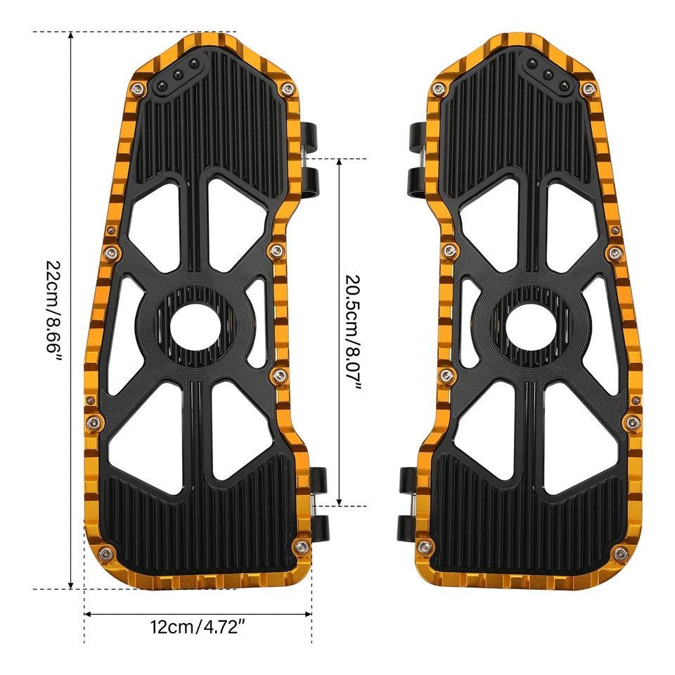 Estriberas y estriberas para conductor para Harley Touring Road King 2009-en adelante EE. UU. Foto 4 de 4