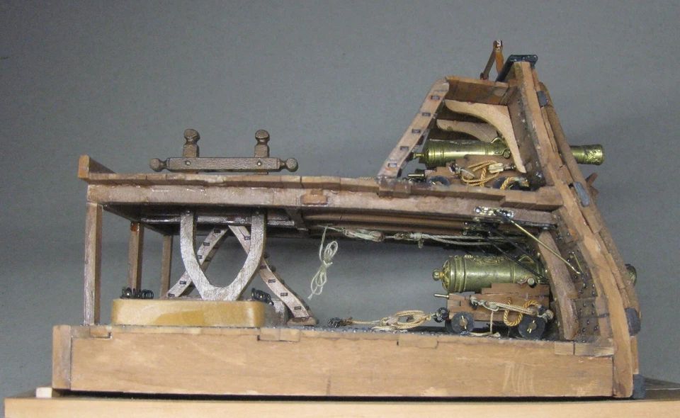 sezione armata nave vascello LE FLEURON 1729 scala 1:48 - Immagine 4 di 4