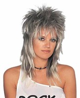 Costume Culture Rocker PerüCke Dirty Blond Mullet Erwachsene Halloween KostüM