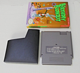 The Bugs Bunny 50th Birthday Blowout Nintendo Nes Video Game and Box Year 1990