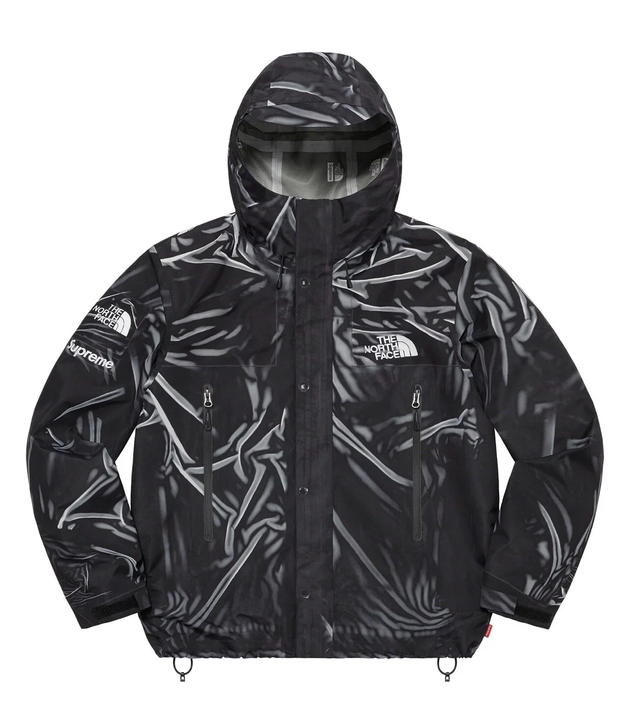 VESTE COQUE EN COUTURE RUBAN IMPRIMÉE SUPREME®/THE NORTH FACE® TROMPE L'OEIL TAILLE LARGE