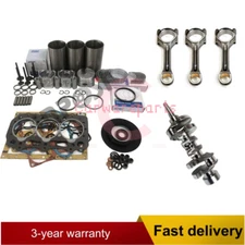 Overhaul Rebuild Kit+connecting rod+crankshaft for Caterpillar 301.7CR Excavator
