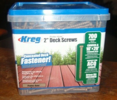KREG Protec-Kote Deck Screws (Lot of 2) #SDK-C2W-700