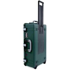 Trekking Green  Silver Pelican 1615 Air case No Foam. With wheels.