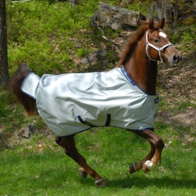 Bucas Power Turnout Light Big Neck 0g - silver - Weide-/ Regen-/ Abschwitzdecke