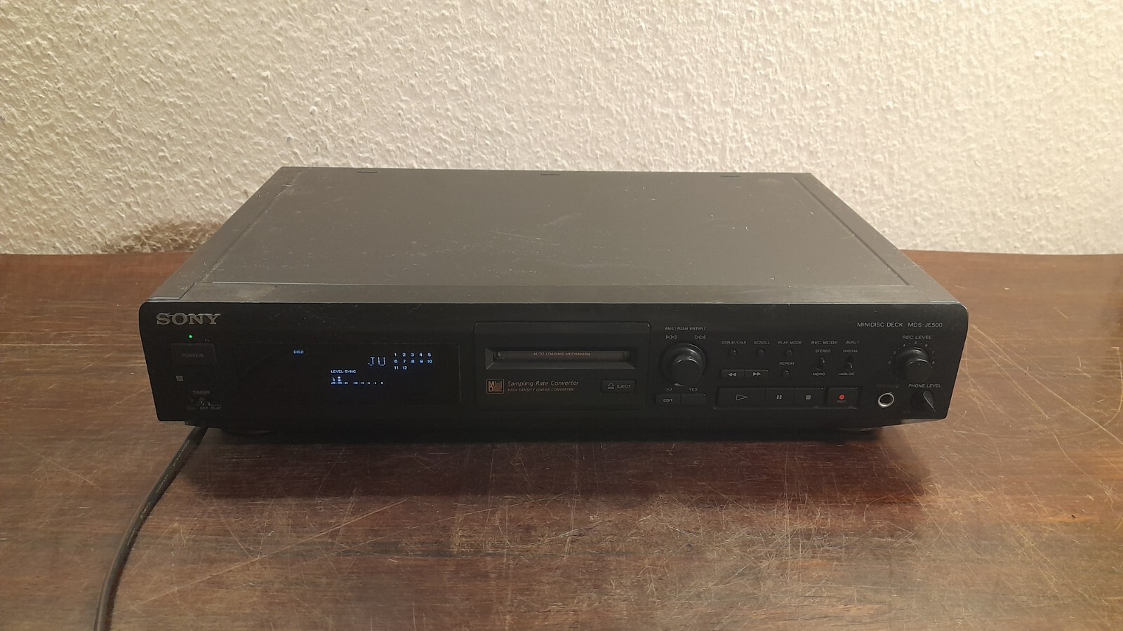 Sony MDSJE500 Minidisc Recorder / Player Deck eBay