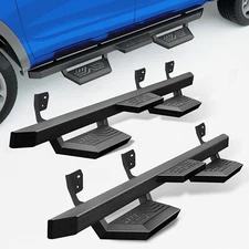 For 09-2018 Dodge Ram 1500 Crew Cab Running Board Drop Side Step Bars Nerf Bars
