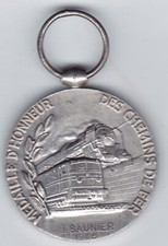 Honor Medal Of The Railways, Without Ribbon, Awarded In 1968