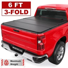 6FT Tri-Fold Hard Bed Tonneau Cover For 2015-2026 Chevy Colorado GMC Canyon