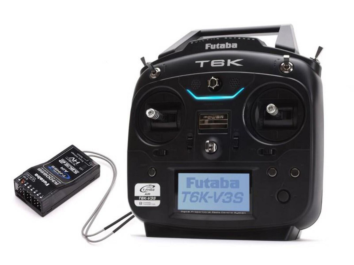 FUTABA T6K  (8ch - 2.4GHz専用モデル) T6K-V3S Air Transmitter - FutabaUSA