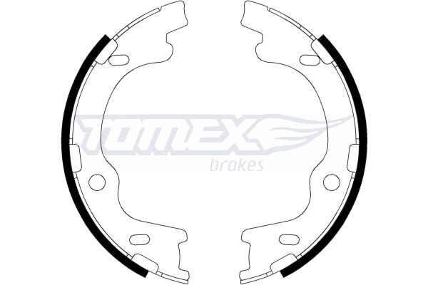 Tomex Brakes Bremsbackensatz Bremsbacken Hinten FüR Hyundai I30 Kombi FD KIA-image