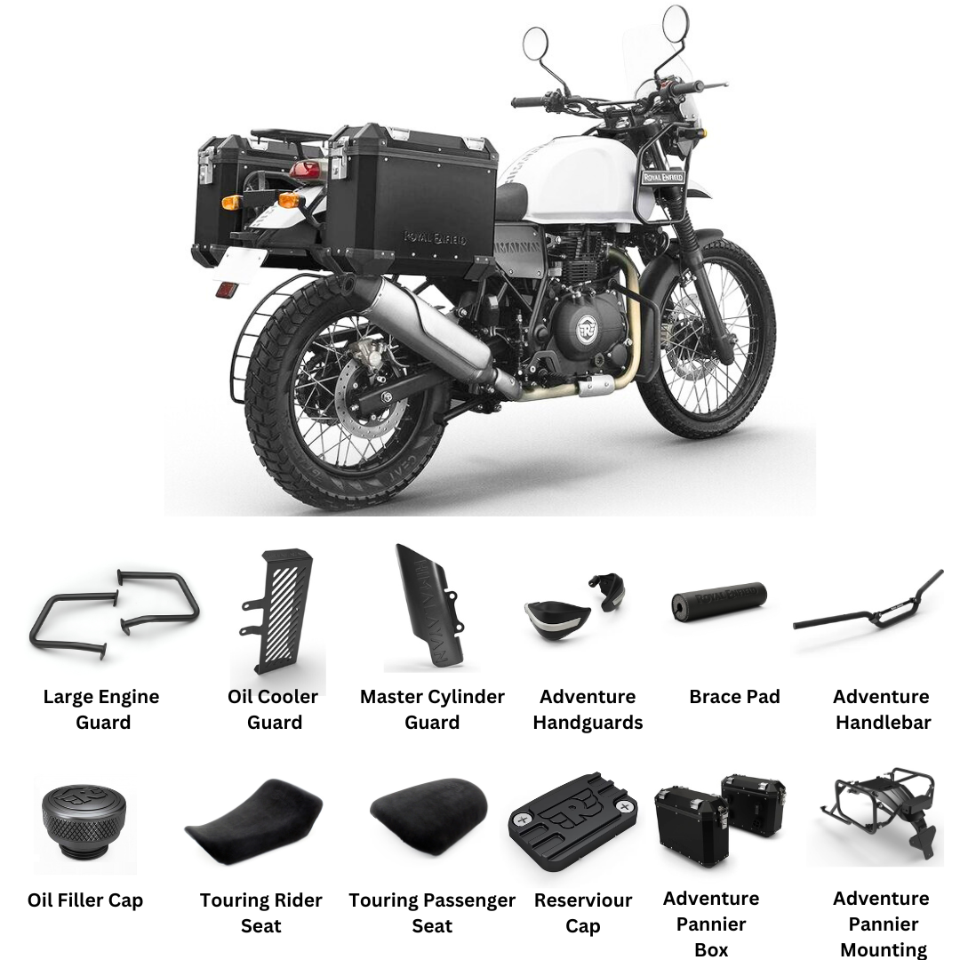 ROYAL ENFIELD Adventure Accessory Kit Black| 411 Himalayan