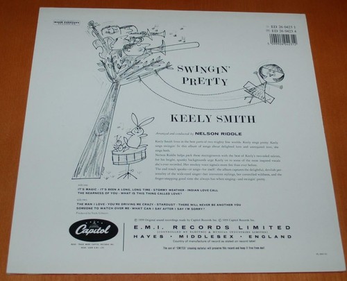 Keely Smith & Nelson Riddle And His Orchestra - Swingin' Party - 1980's UK LP - Picture 2 of 6
