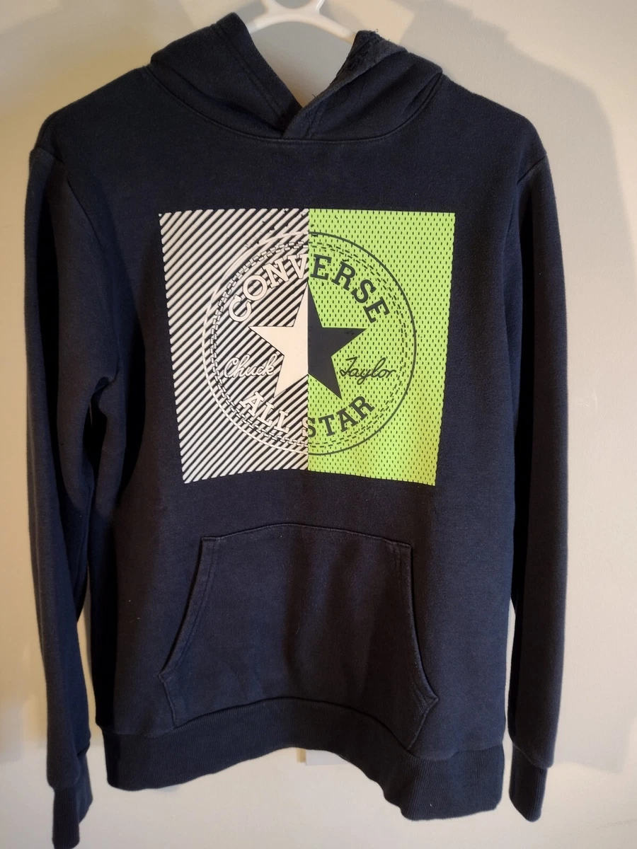 navy converse hoodie
