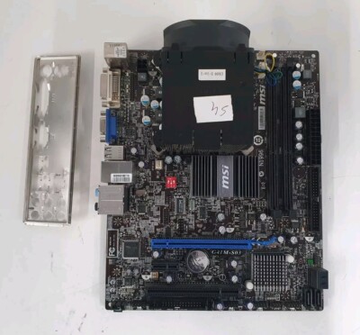 MSI G41M-S03 LGA775 DDR3 Motherboard With Dual Core E5500