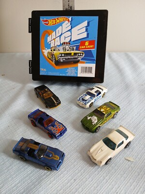 Hot Wheels Firebird/Camaro Lot Of 6 (LOOSE)  Cars with Storage Car Case Included