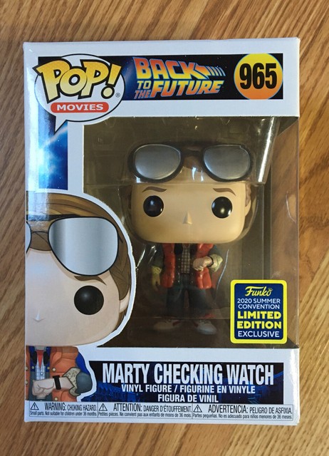 Funko Pop~MARTY CHECKING WATCH~2020 Covention~ #965~Walmart Exclusive~NIB! | eBay