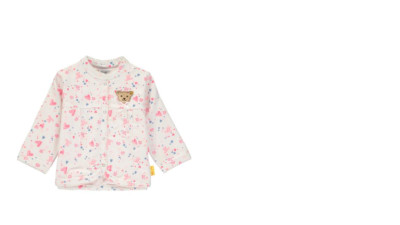 Steiff Bear In My Heart Shirt Jacket, White Patterned Size 68