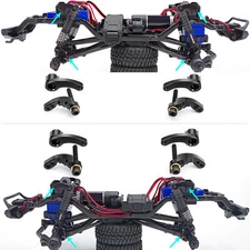 RCBATER Upgrade +1/4" Lift Kit for Traxxas TRX4M 1/18 Crawler Bronco, Defender