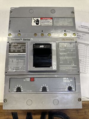 HJXD63B400 Siemens Circuit Breaker 400A 600V 3P Refurb & Tested W
