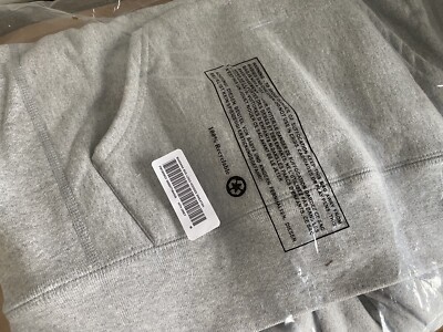 New Supreme Bandana Box Logo Hooded Sweatshirt Heather Grey Size M