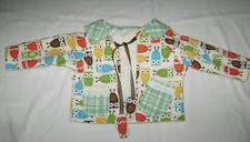 BABY MOTT Boho Boutique-Style Owl Print Corduroy Jacket size 6-12 Months