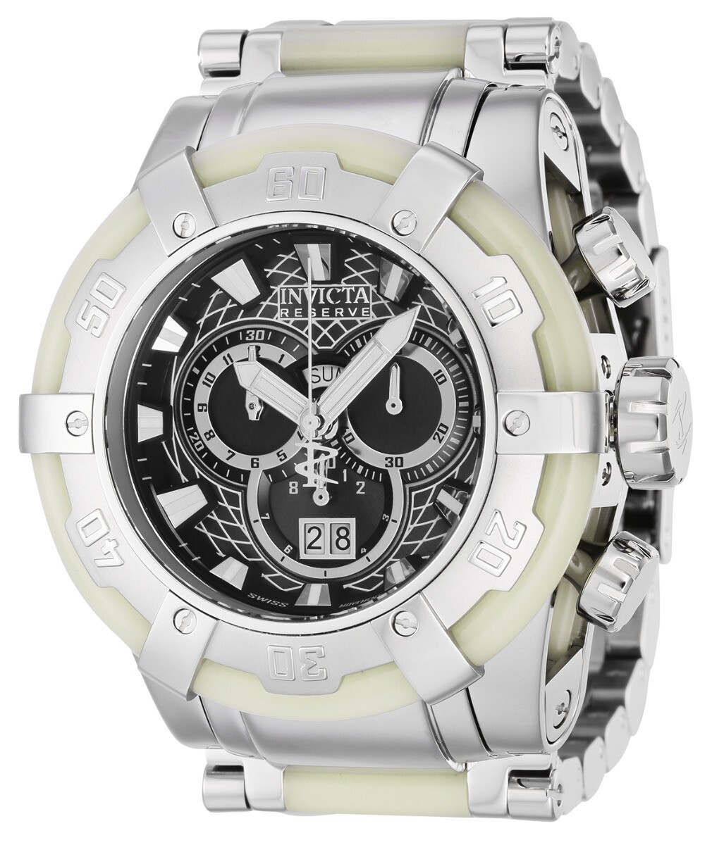 Invicta Reserve Hyperion Men's 53mm LARGE Luminous Tube Swiss