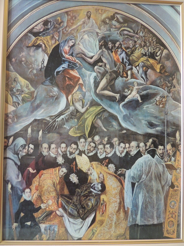 el greco print painting The Burial of the Count of Orgaz 1586 in a frame - Picture 4 of 12