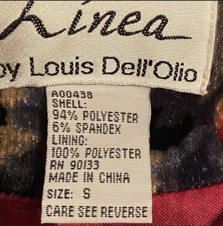 Abrigo Blazer Linea By Louis Dell’ Olio Vintage Floral Terciopelo Multicolor Talla Pequeña. Foto 3 de 4