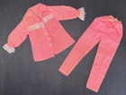 VINTAGE BARBIE CLONE? TWO PIECE PJ SET HOT PINK WITH WHITE POLKA DOES
