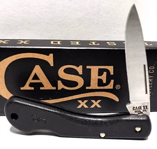 Case XX USA Black Synthetic Min Blackhorn Lockback Folding Pocket Knife CA253