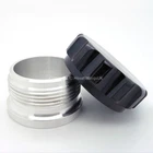 3" 76MM I.D BLACK ALUMINIUM Weld On FILLER NECK & CAP Fuel Oil Water Tank Cell