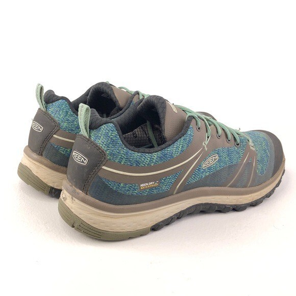 Scarpe da trekking impermeabili Keen Terradora da donna taglia 10 corda elastica malachite