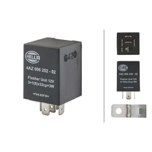 Relais Universel Clignotant LED 12V - 2 Pôles, Max 10W | Pour Conversion Feux Clignotants à LED