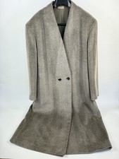 Fear Of God - Oversized Double Breasted Herringbone Lama Wool Blend Coat Size:50