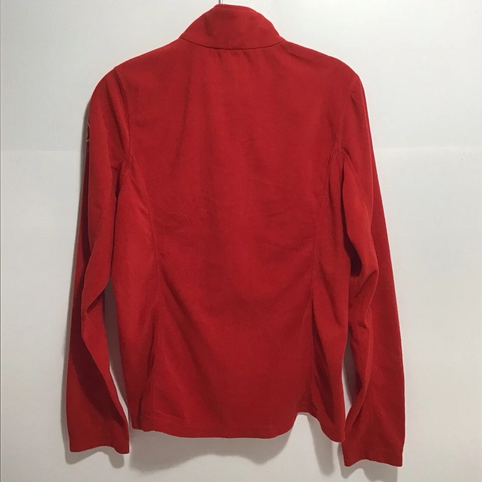 Bogner Fire & Ice Women's M/L 2nd Layer Micro Fleece Half Zip Red Pullover - Image 2 of 4